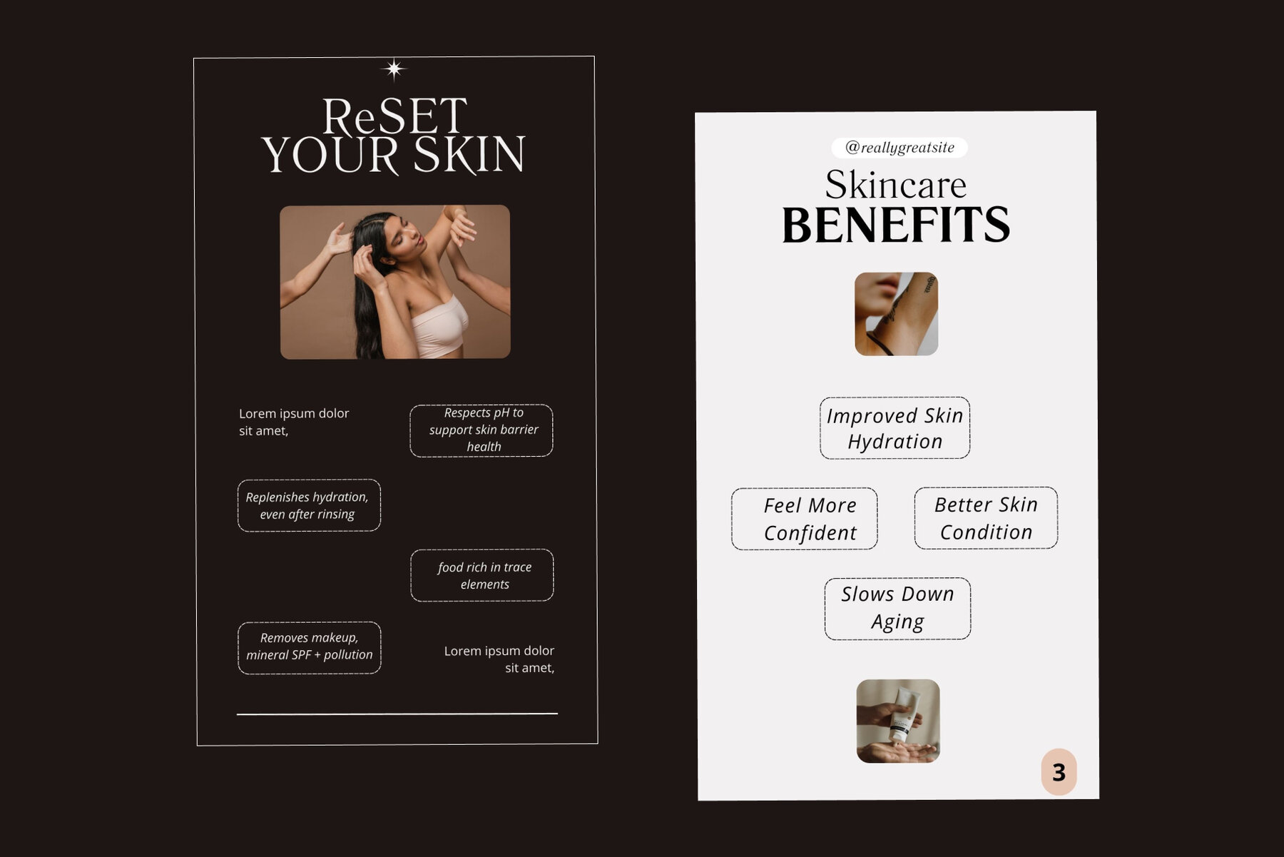 Brown Beauty Instagram Story Templates 6