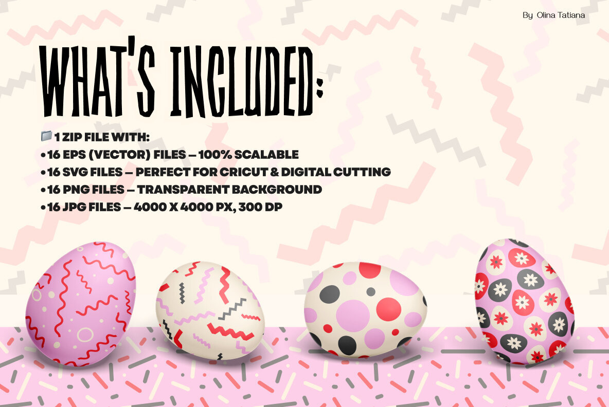 Easter party collection of patterns 2