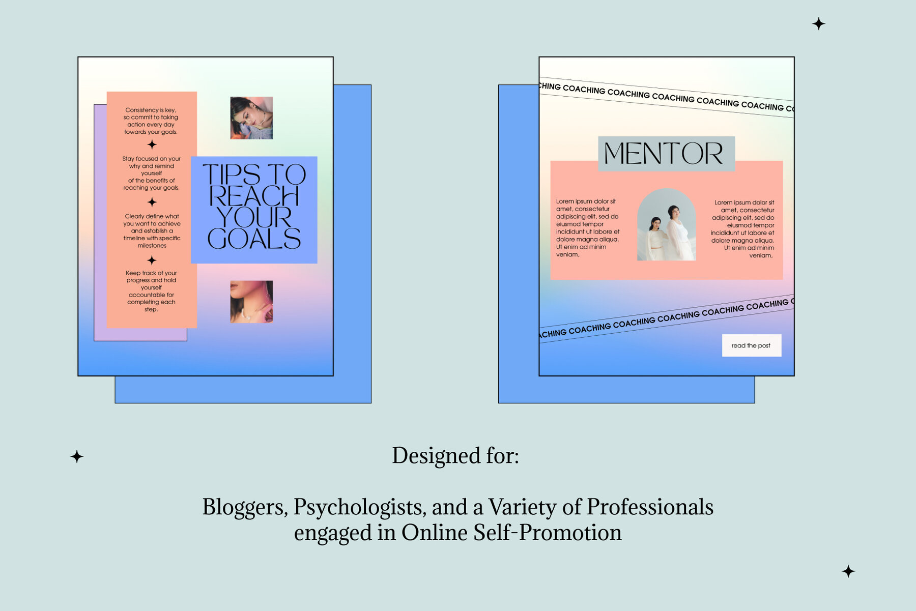 GLOW     Gradient Instagram Templates for Coaches 3