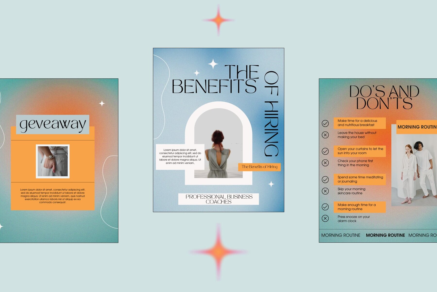 GLOW     Gradient Instagram Templates for Coaches 4