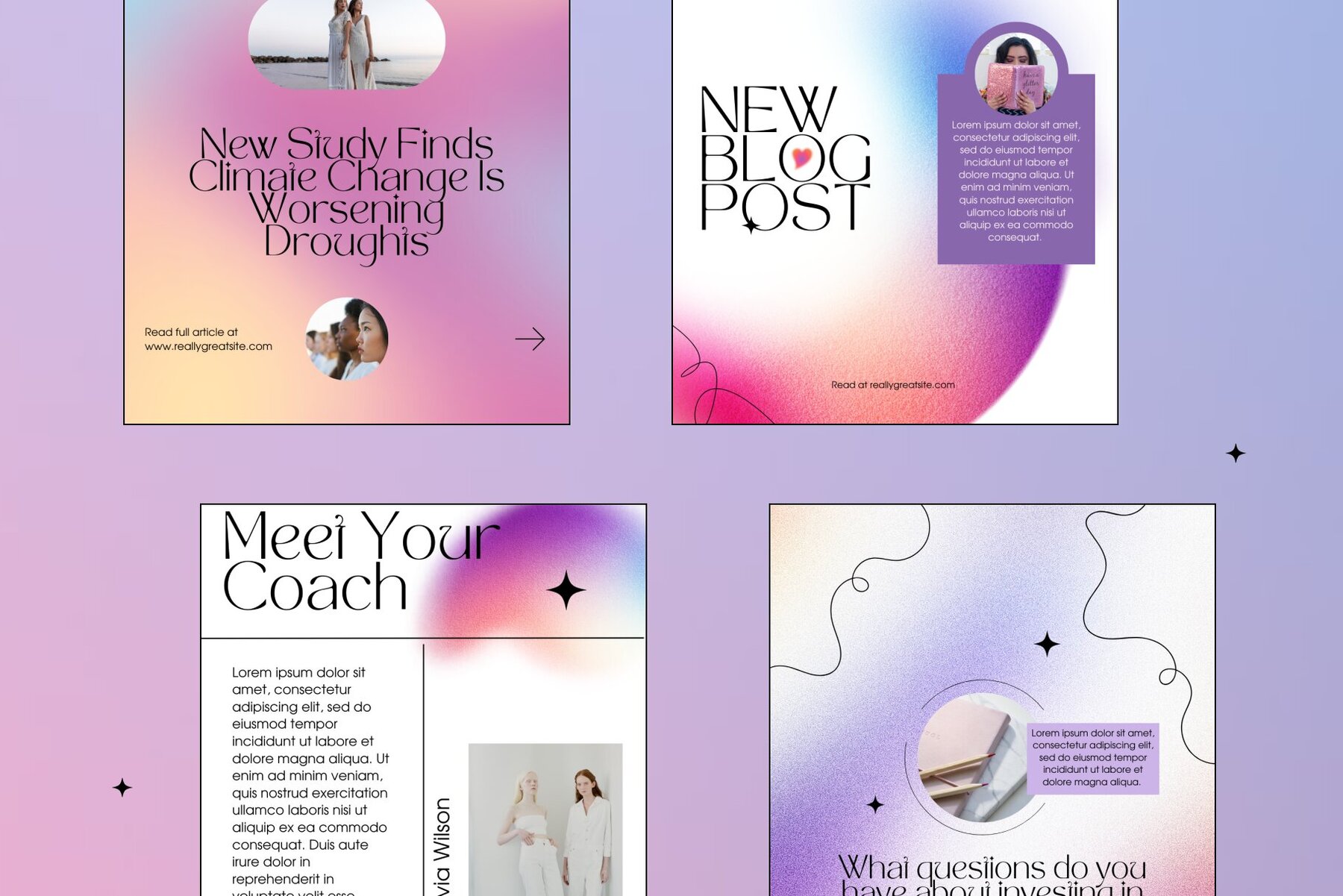 GLOW     Gradient Instagram Templates for Coaches 6