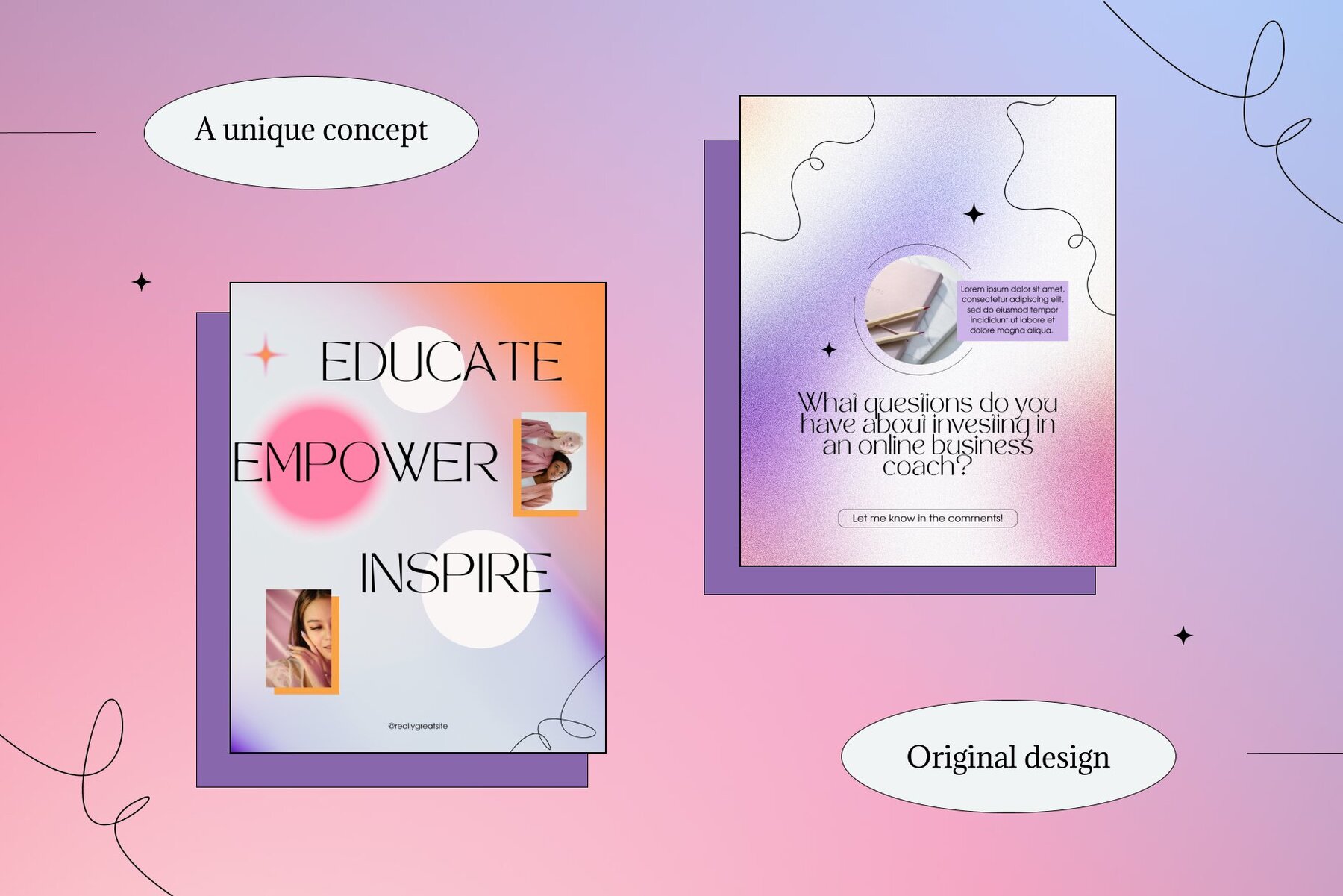 GLOW     Gradient Instagram Templates for Coaches 7