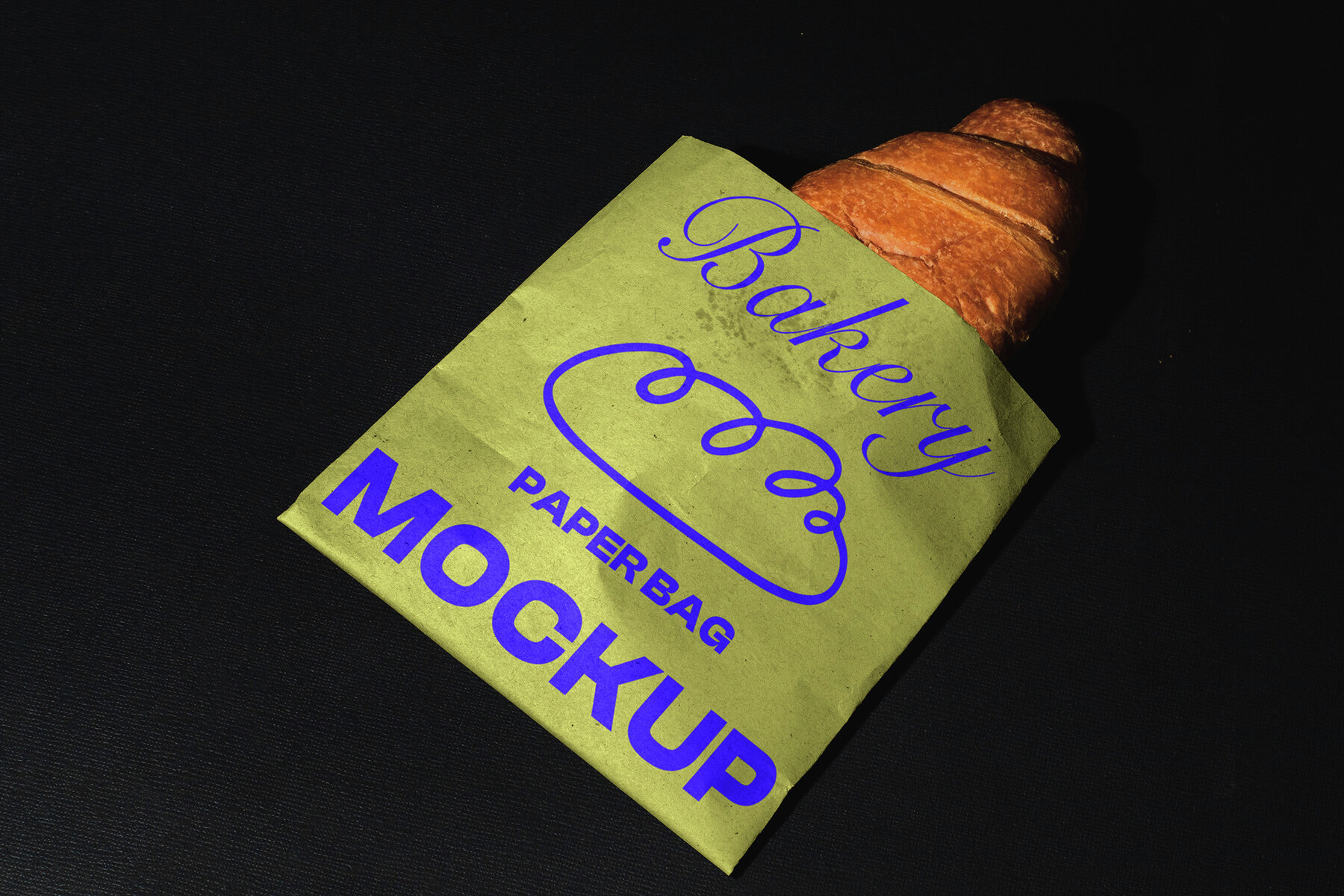 3 Scene Realistic Bakery Bag Mockup 3