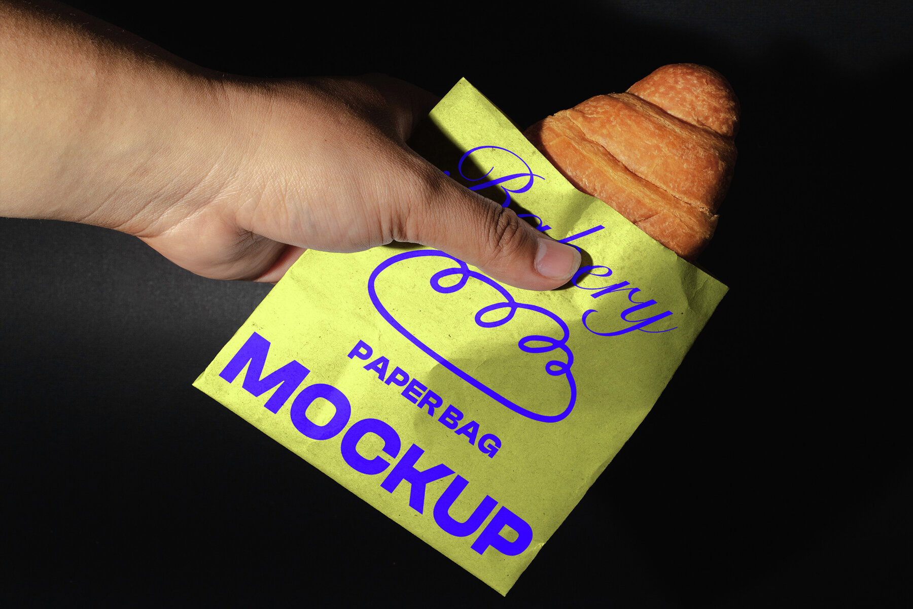 3 Scene Realistic Bakery Bag Mockup 4