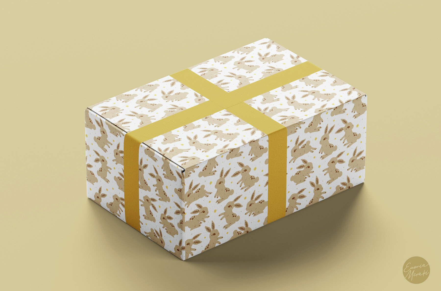 Easter Bunny and Eggs Pattern 2 Rabbit 7