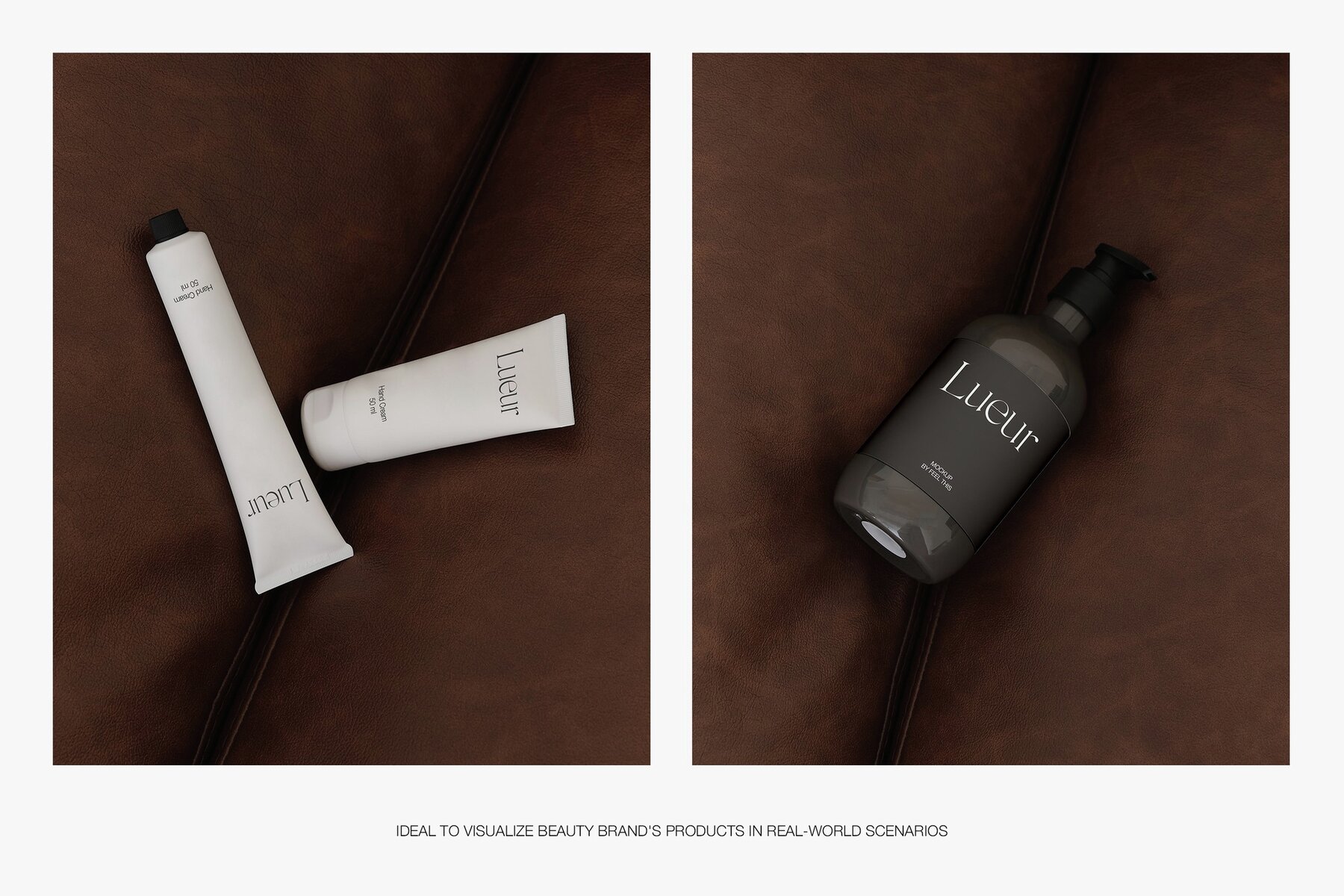 Hand Cream Tube and Cosmetic Bottle Mockups 5