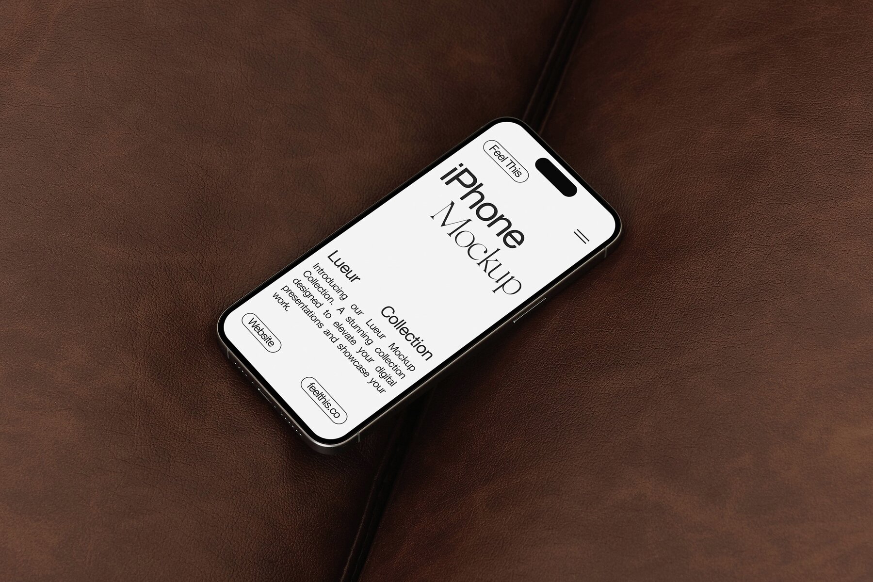 Realistic iPhone in Woman Hands Mockups 6