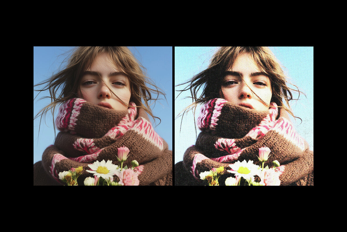 Retro Print Photo Effect 2