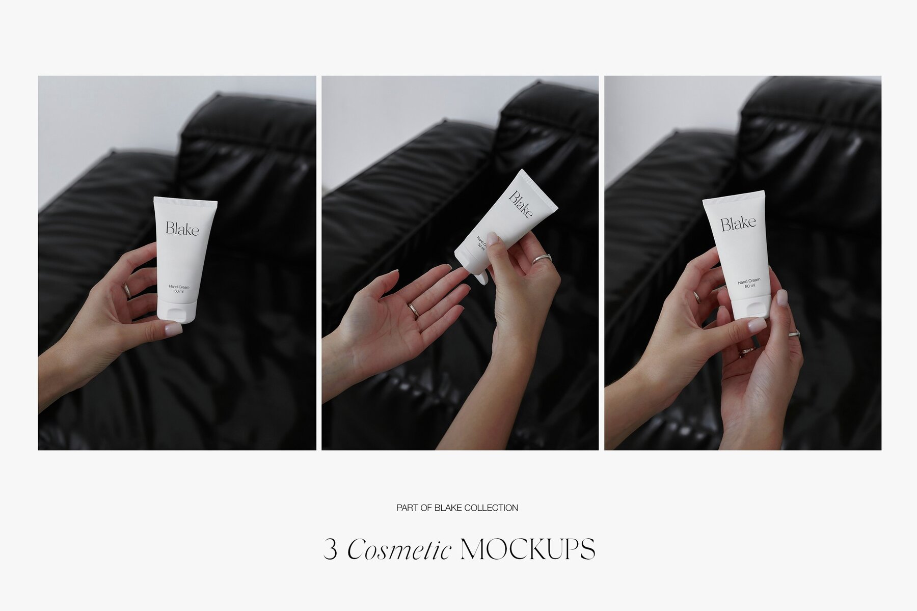 Hand Cream Tube in Woman Hands Mockups 4