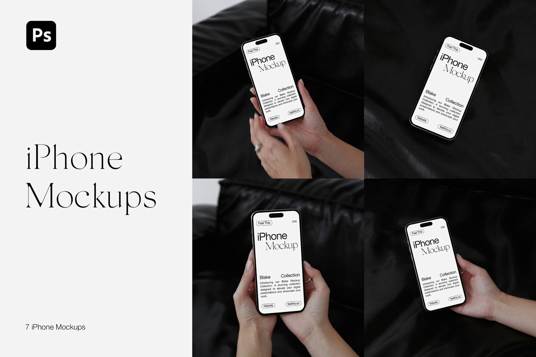 Realistic iPhone in Woman Hands 1