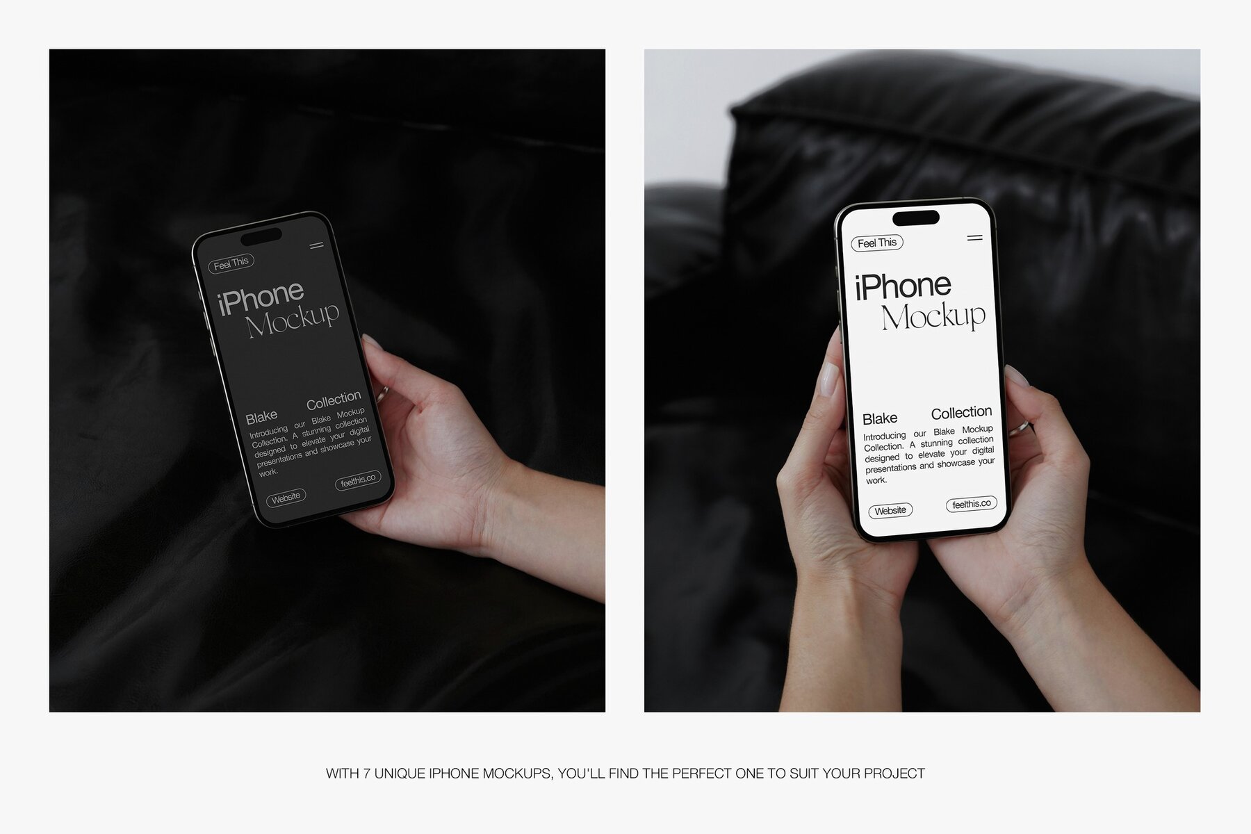 Realistic iPhone in Woman Hands 4