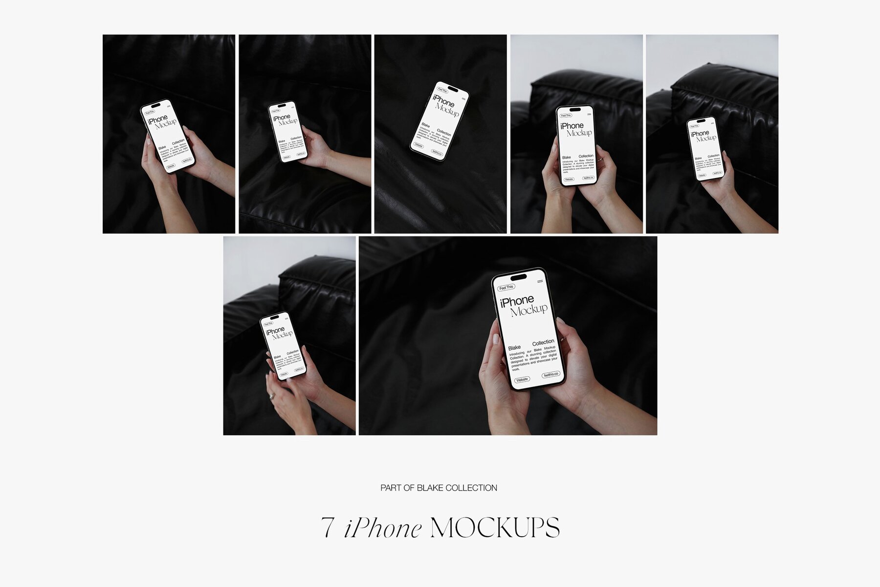 Realistic iPhone in Woman Hands 6