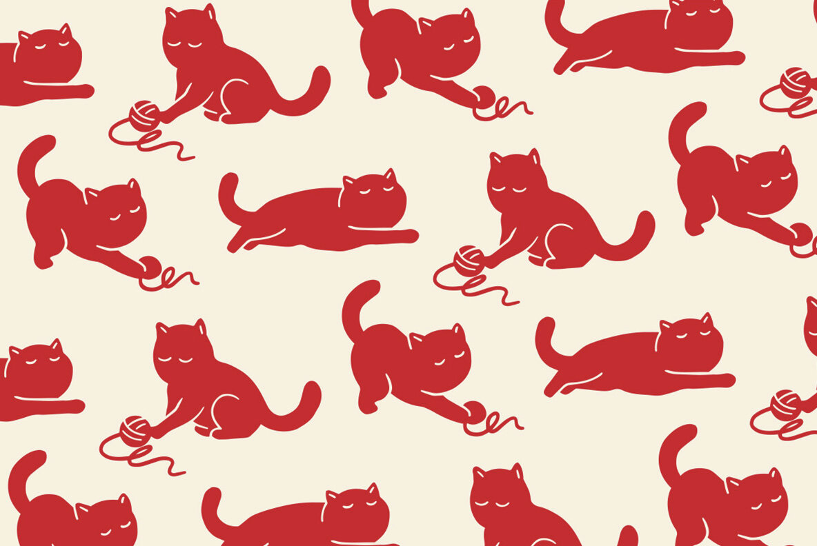 Curious Cats Clipart Bundle 6