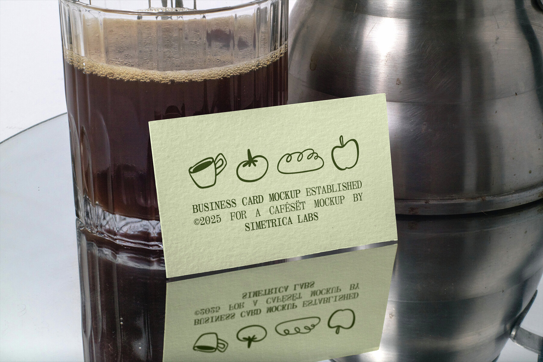 4 Realistic Scene High Quality Business Card Mockup   VOL 1 3