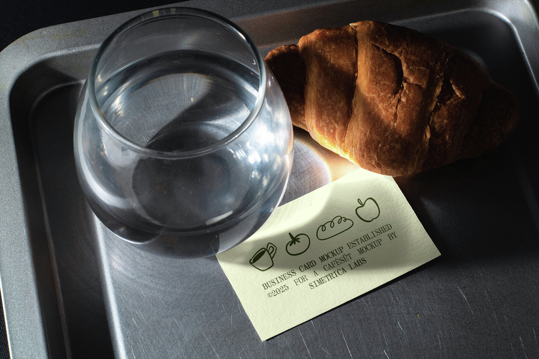 4 Realistic Scene High Quality Business Card Mockup   VOL 1 4