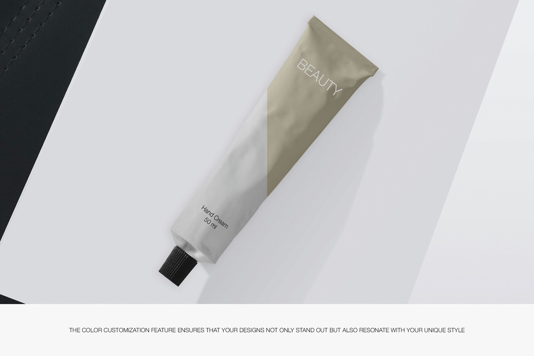 Hand Cream Tube and Cosmetic Bottle Mockups 4