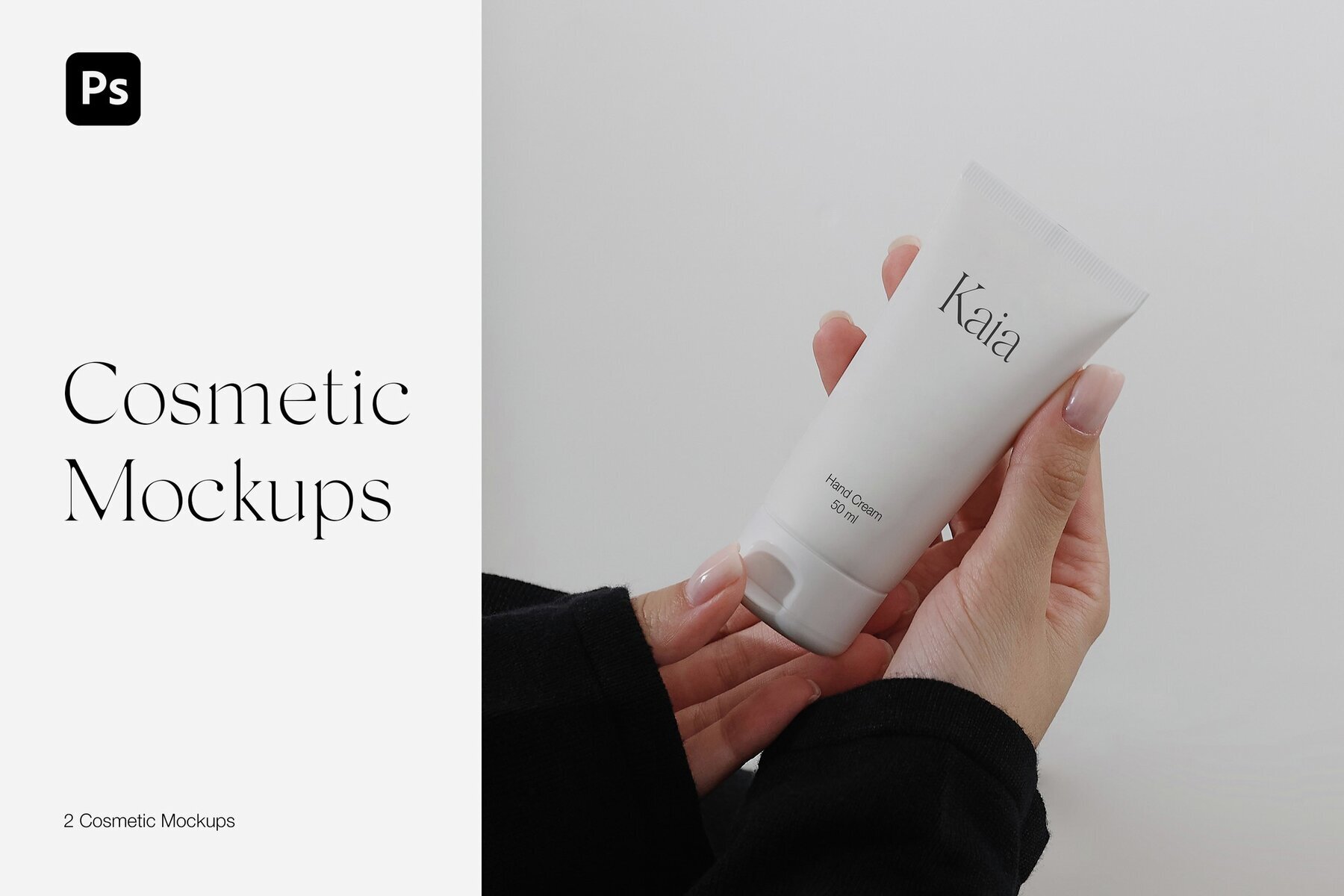 Hand Cream Tube Mockups 1