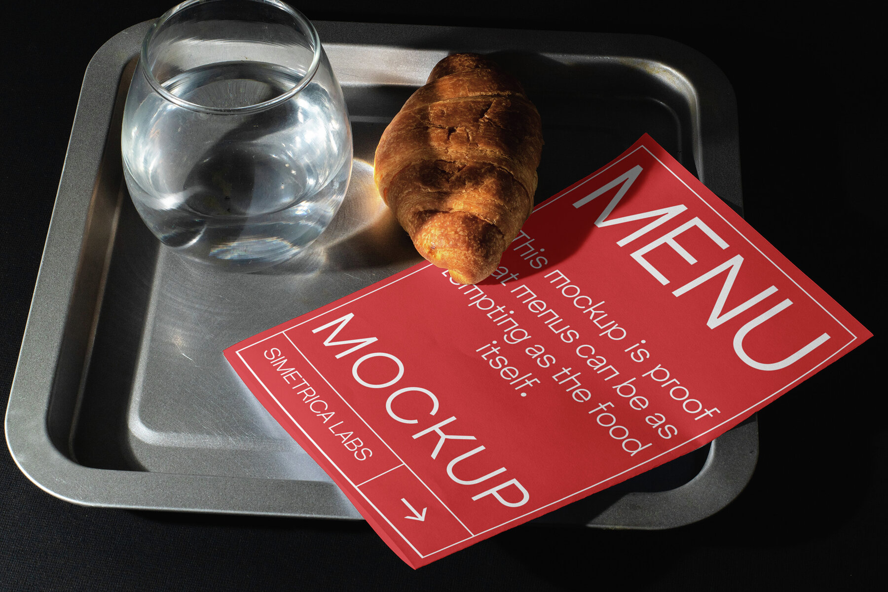 4 Scene Realistic High Quality Menu Mockup   VOL 1 4