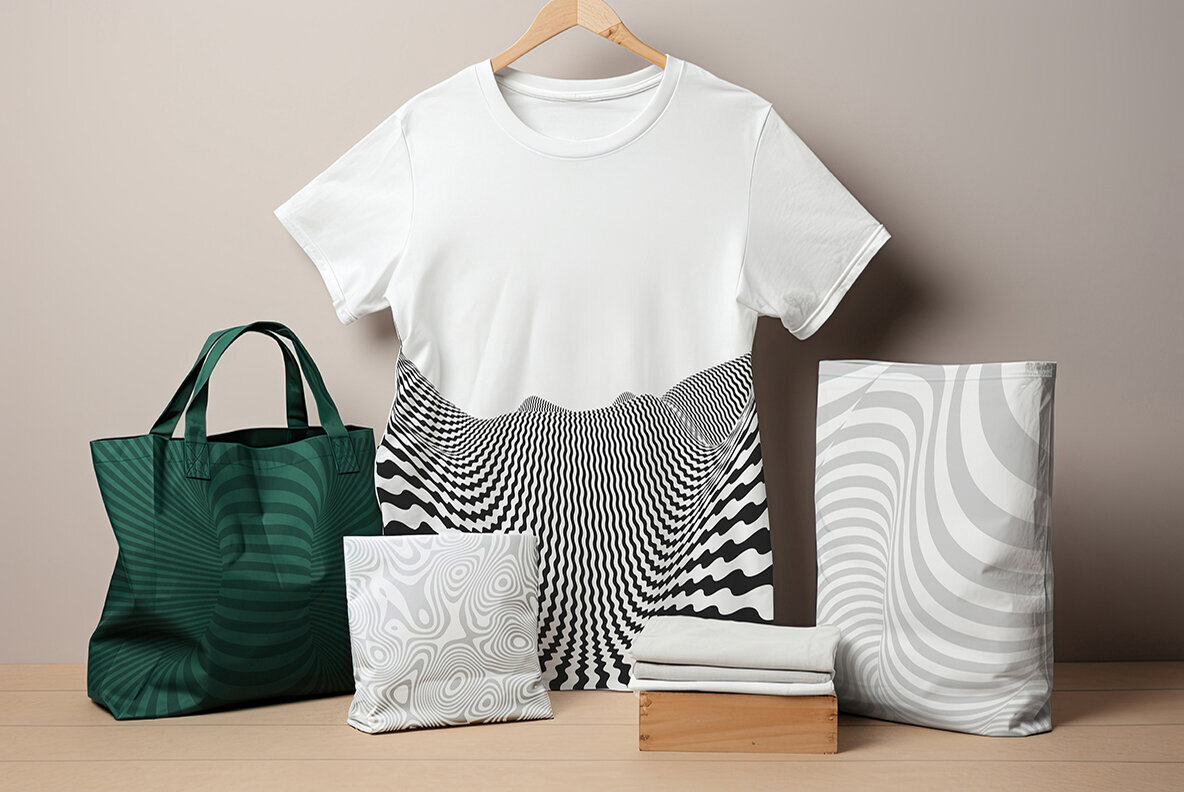 Op Art Vector backgrounds bundle 2