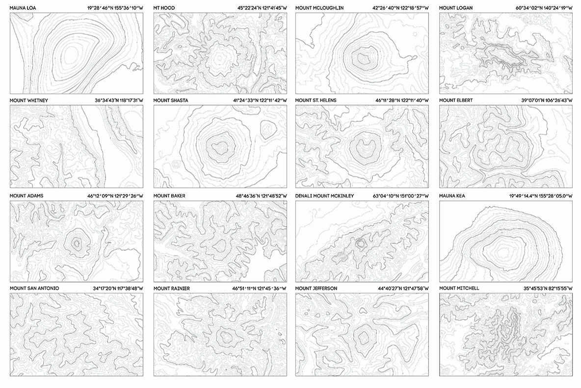 North American Mountains Set 6