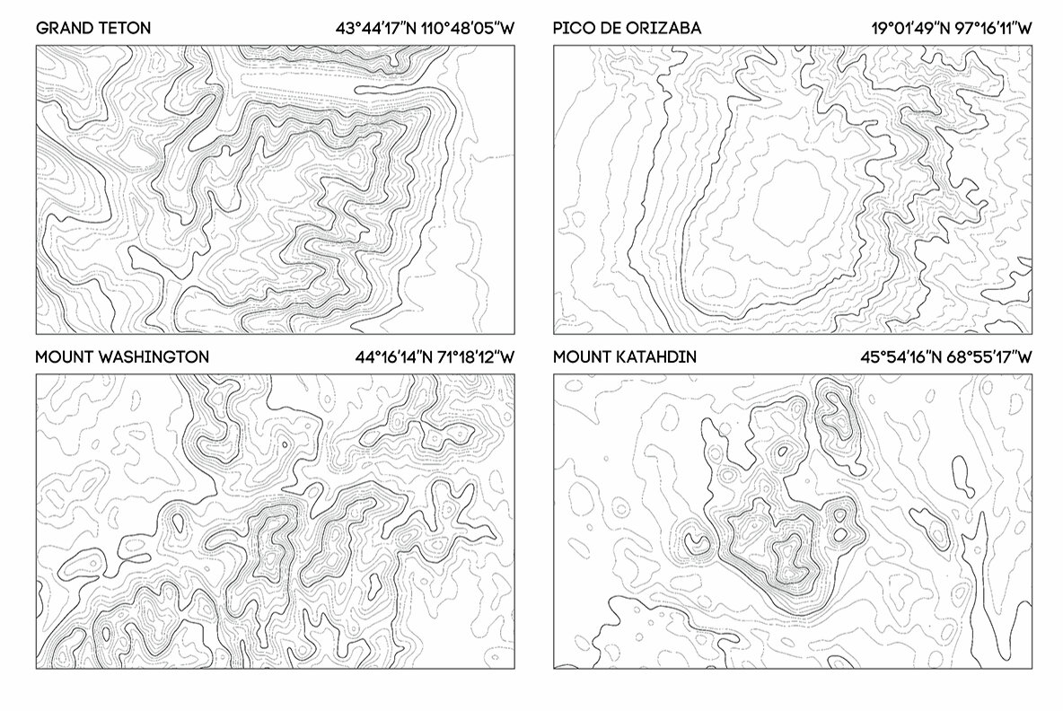 North American Mountains Set 7