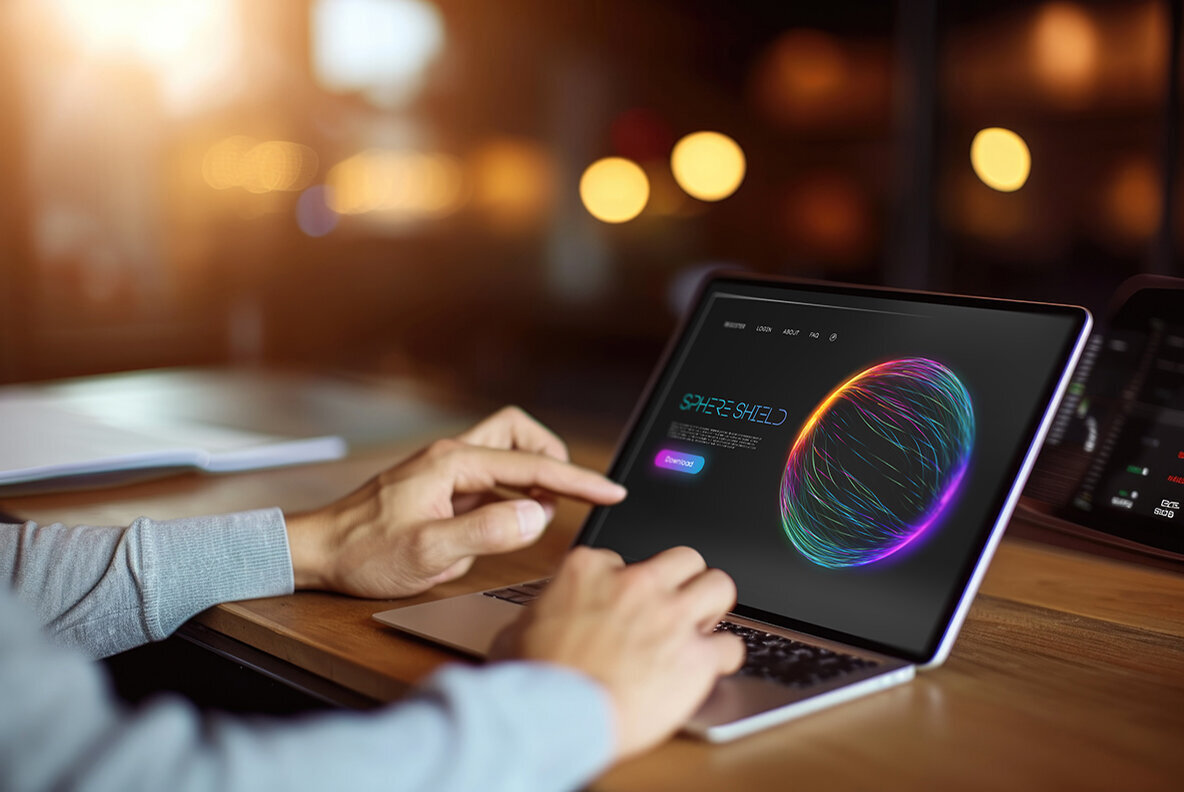 DataScend   Sphere Shield Vector Set 3