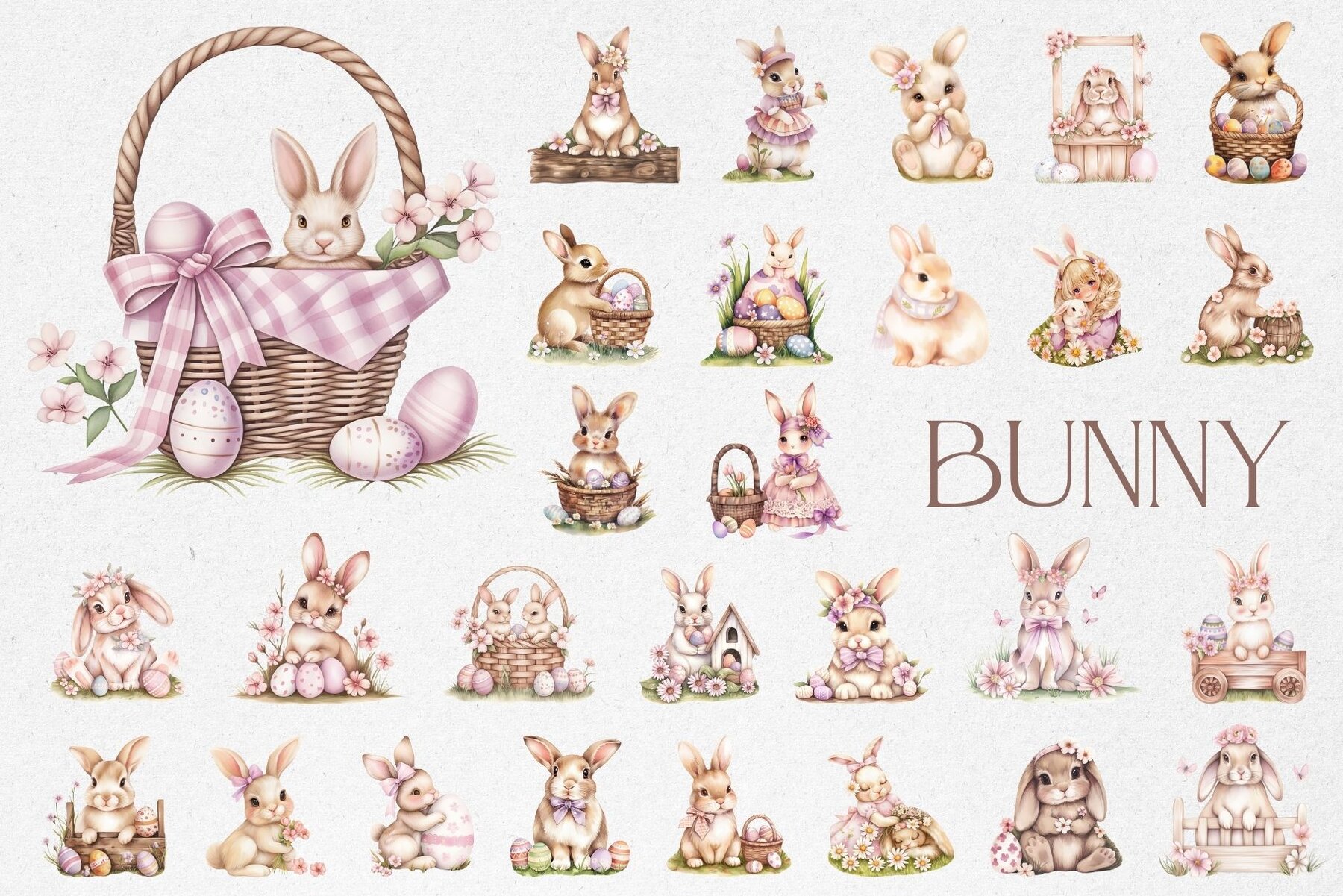 Watercolor Easter Clipart 6