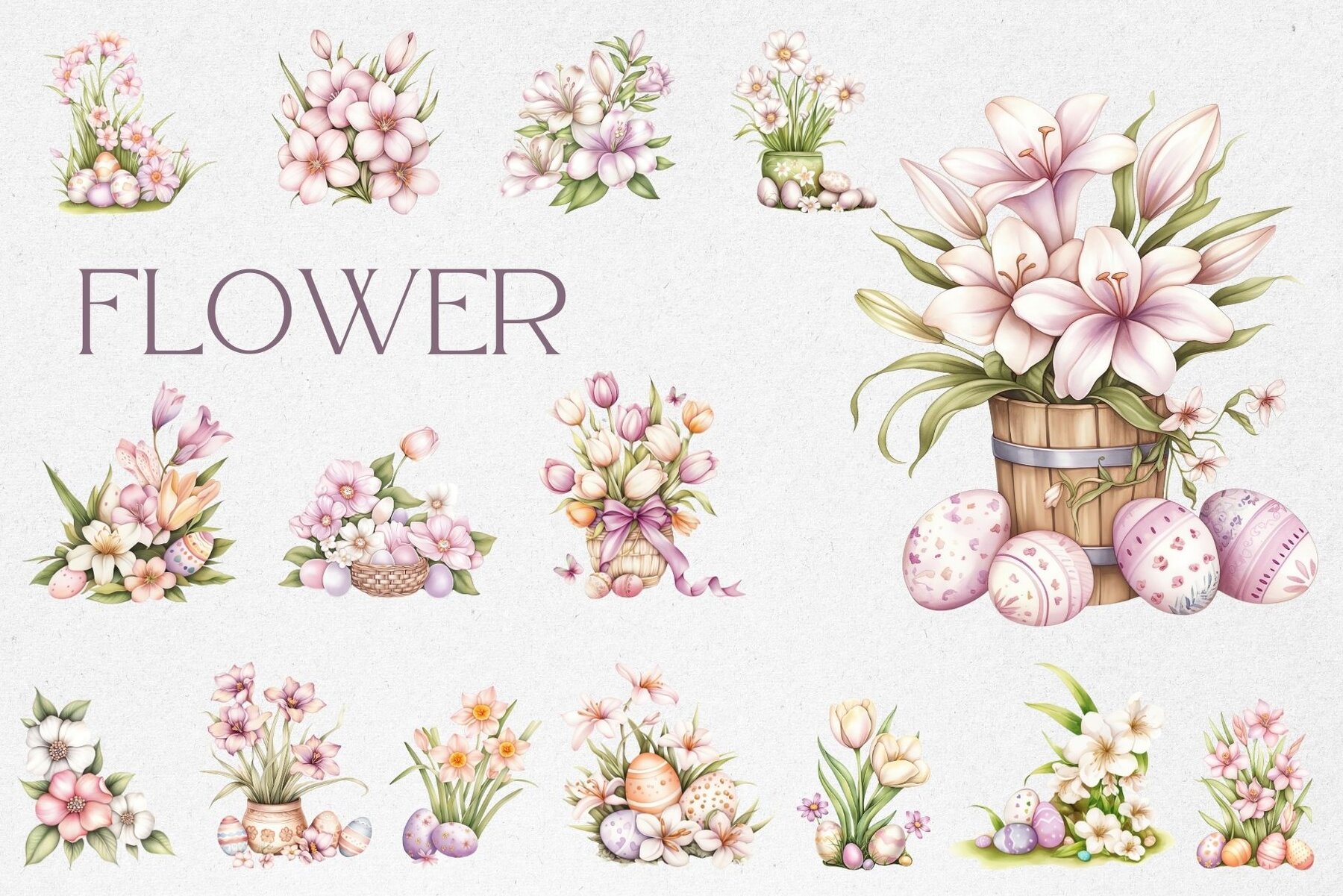 Watercolor Easter Clipart 7