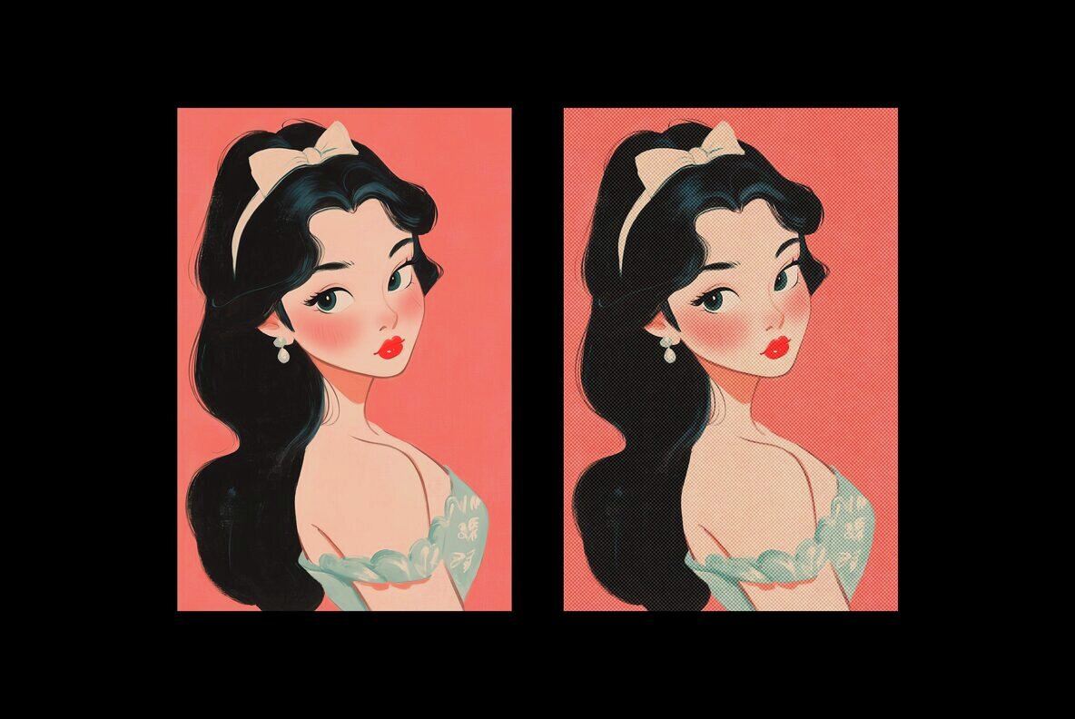 Retro Printer Photo Template 4