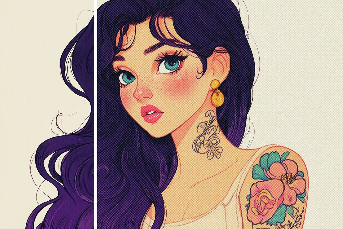 Retro Printer Photo Template 5