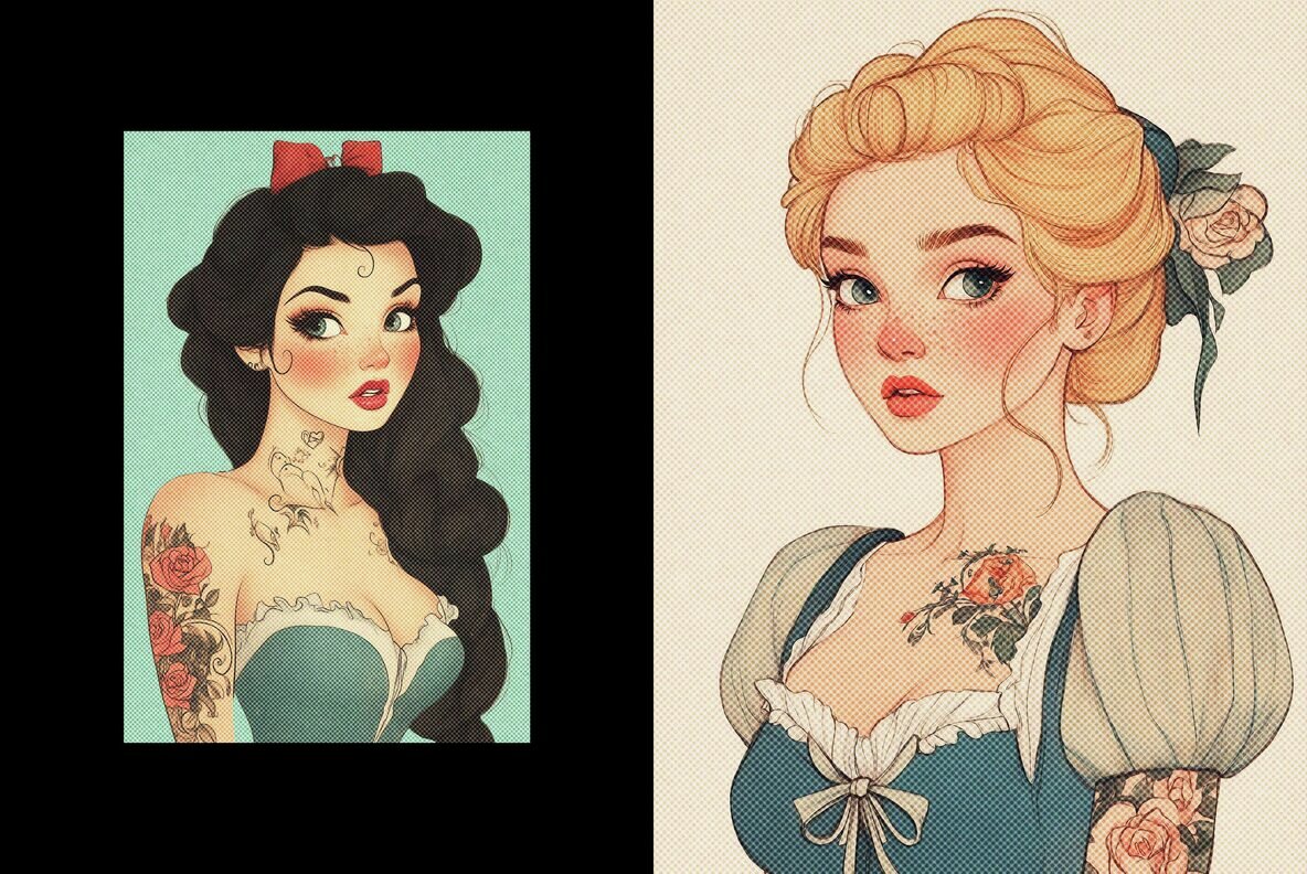 Retro Printer Photo Template 6