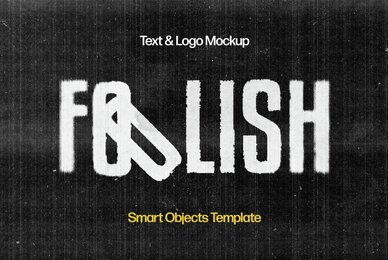 Inverted Blurred Scan Text Effect