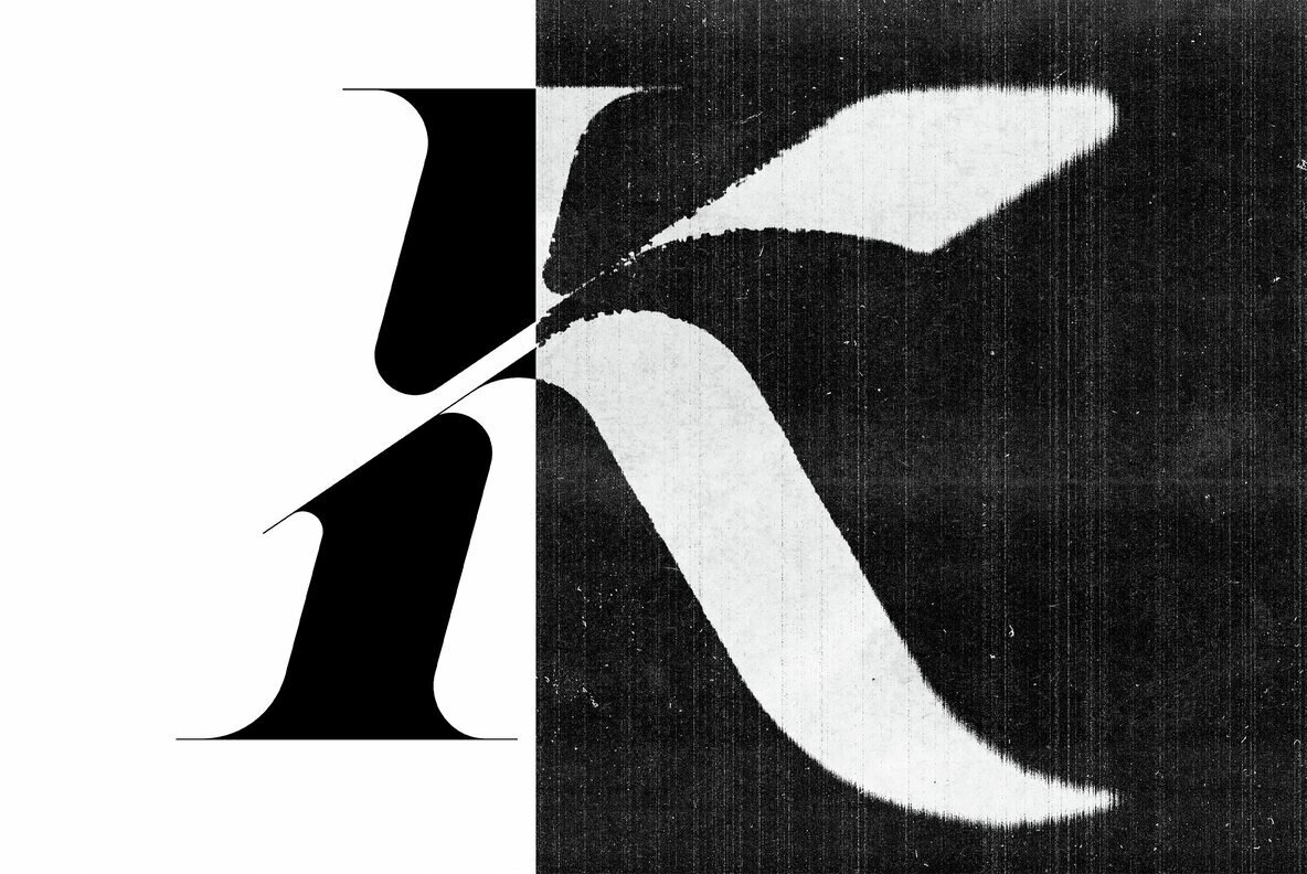 Inverted Blurred Scan Text Effect 3