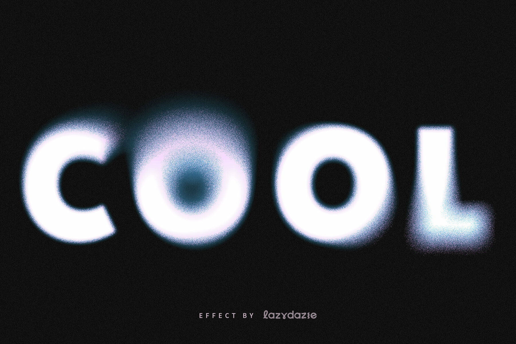 Dissolving Text Effect Mockup 4