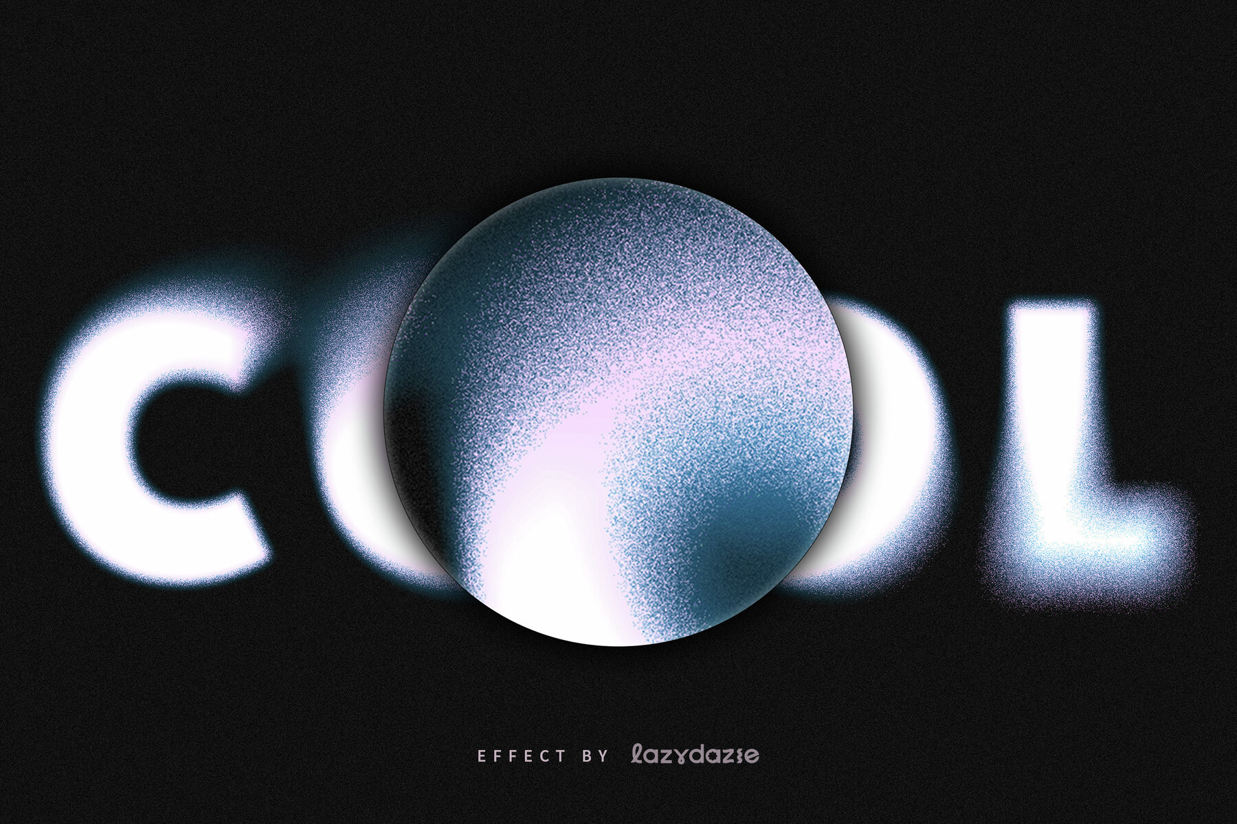 Dissolving Text Effect Mockup 5