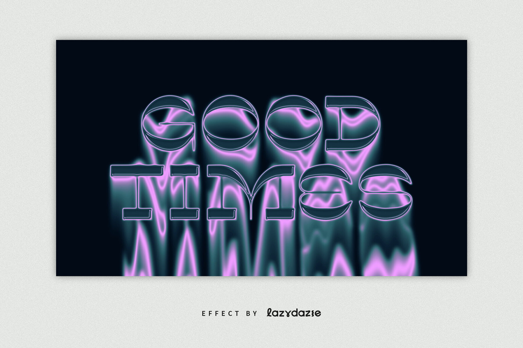 Dissolving Melting Text Effect Mockup 2