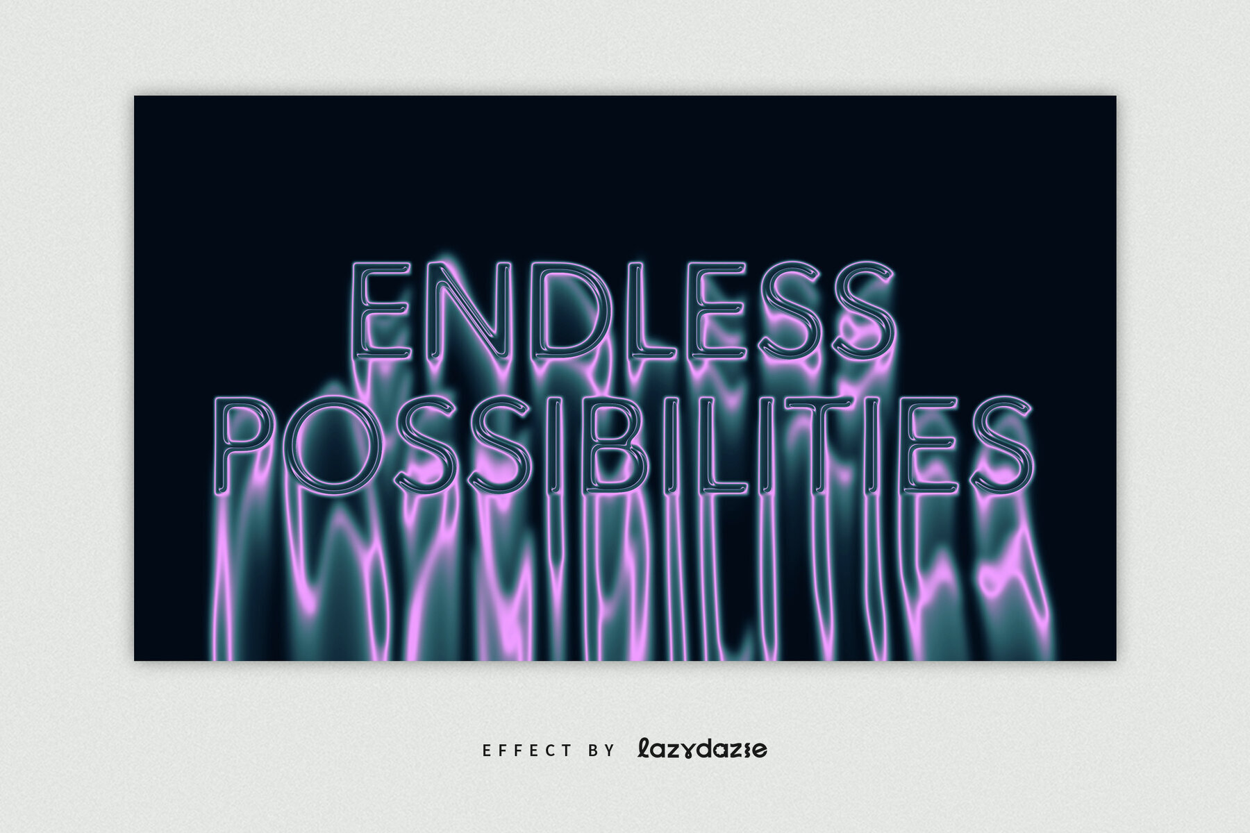 Dissolving Melting Text Effect Mockup 3