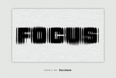 Dissolving Text Effect Mockup