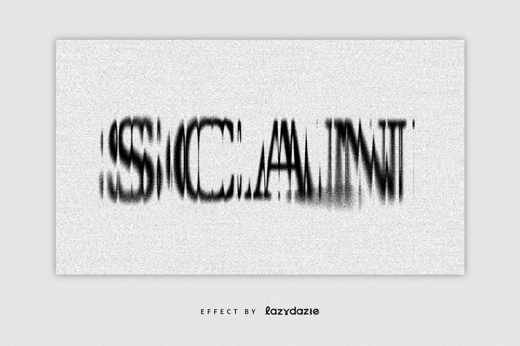 Dissolving Text Effect Mockup 4