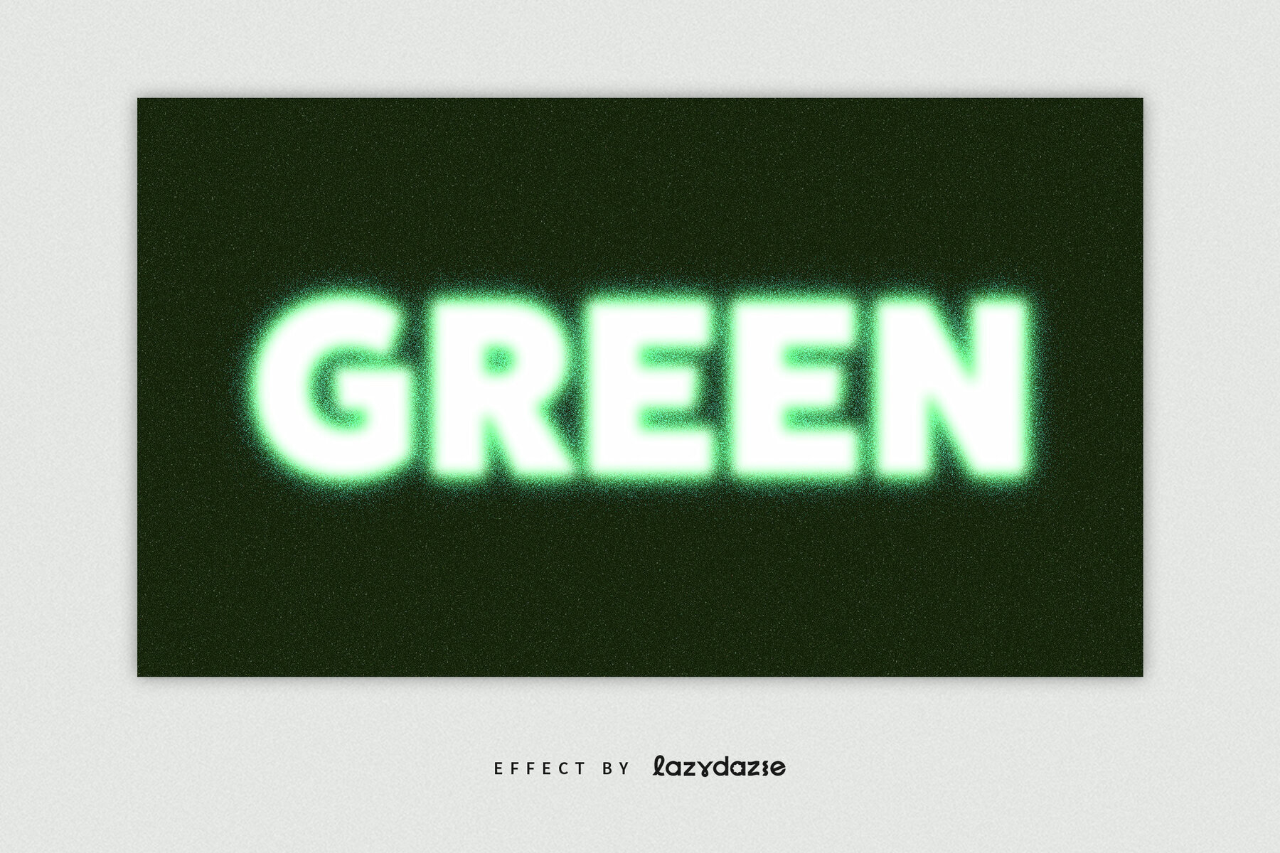 Neon Dissolving Text Effect Mockup 2