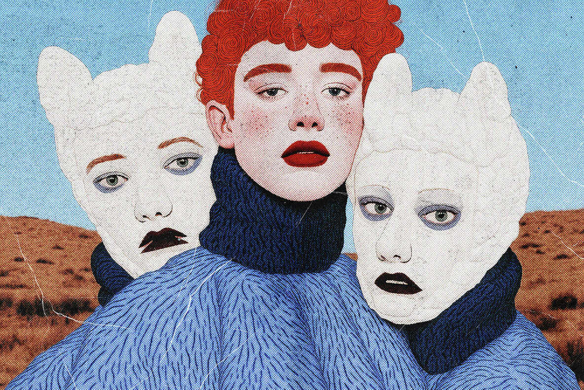 Vintage Worn Print Effect 5