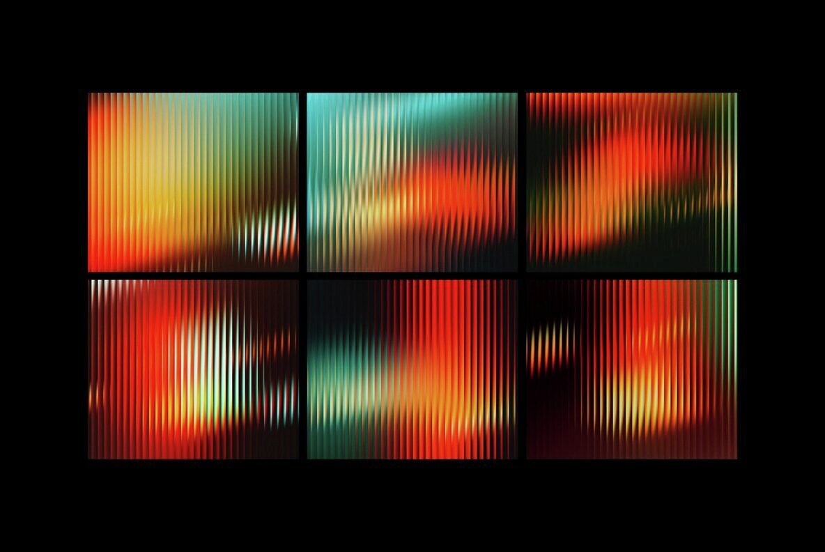 Stripped Gradient Glass Backgrounds 2
