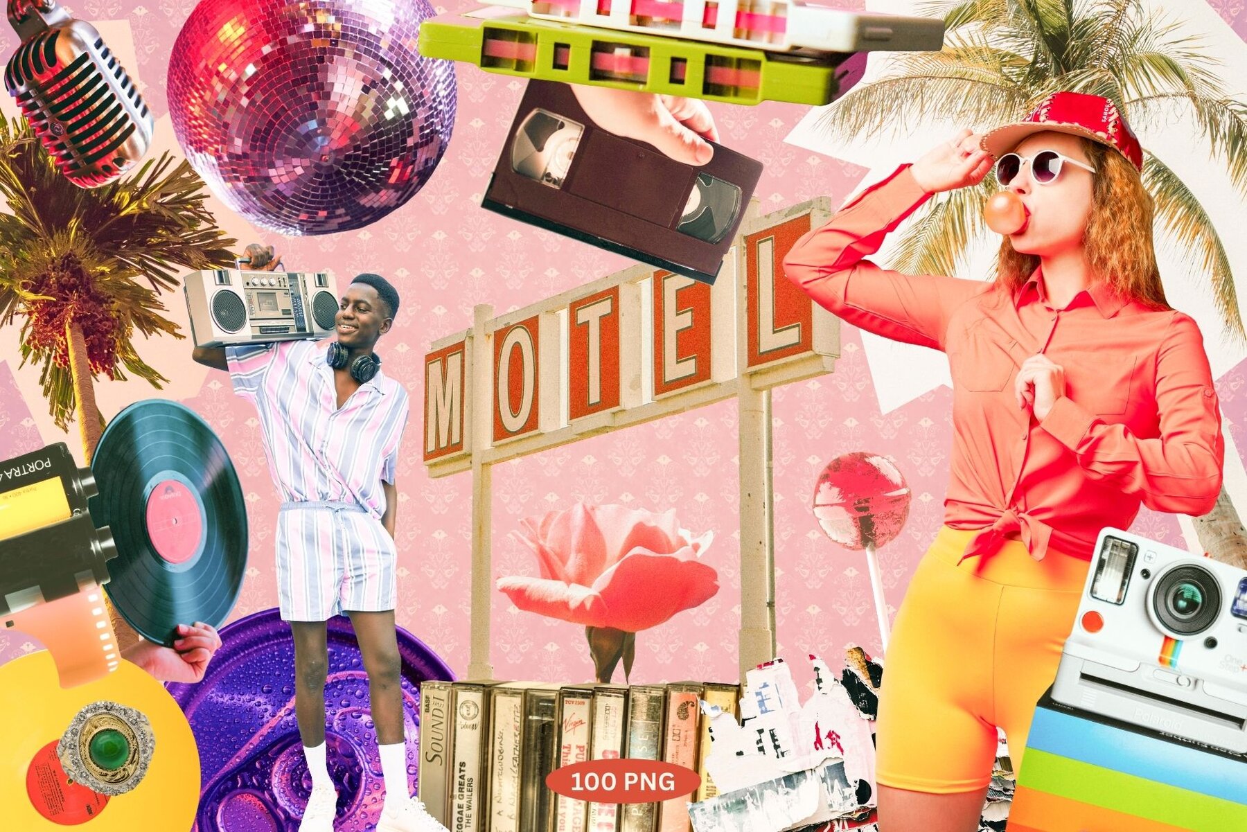 Nostalgic Dreams Retro Collage 4