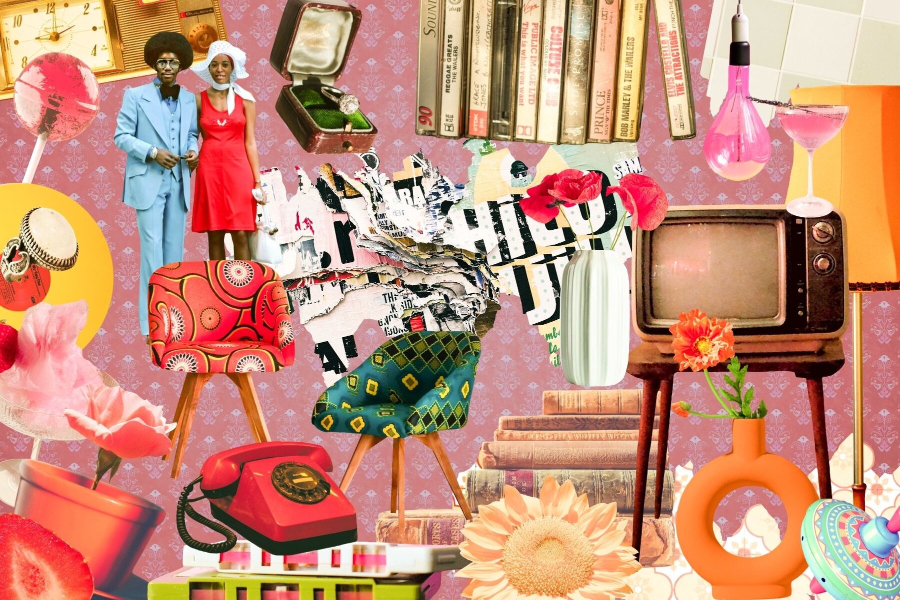 Nostalgic Dreams Retro Collage 6