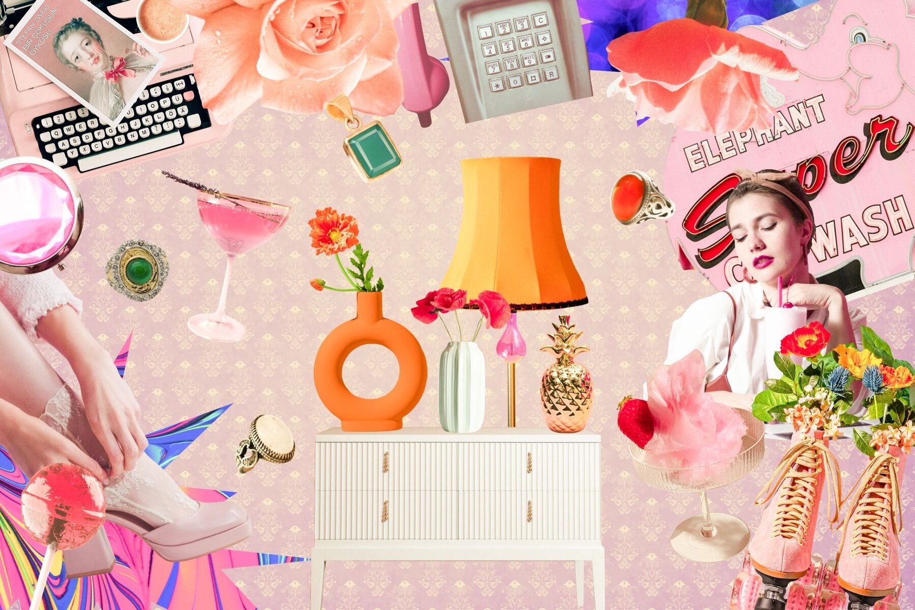 Nostalgic Dreams Retro Collage 7