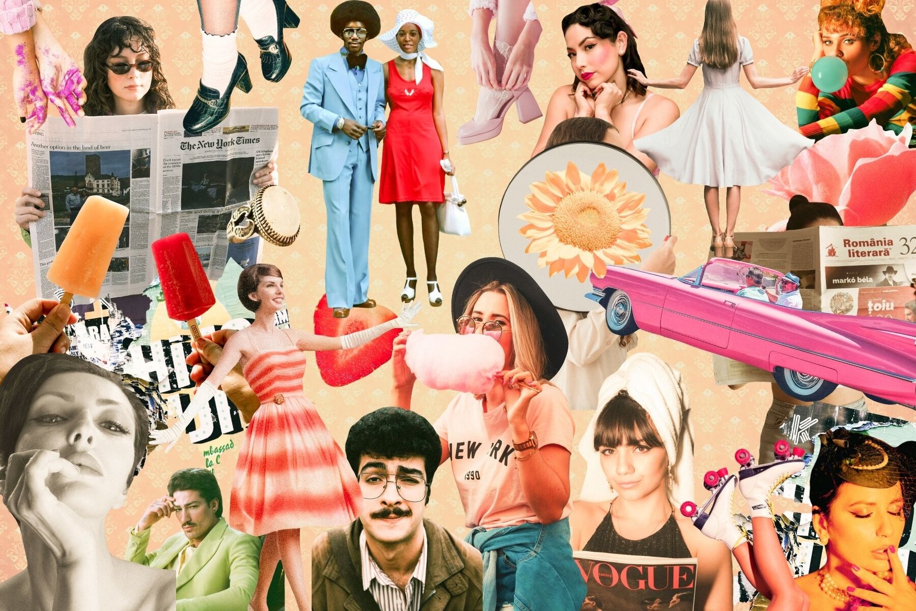 Nostalgic Dreams Retro Collage 8