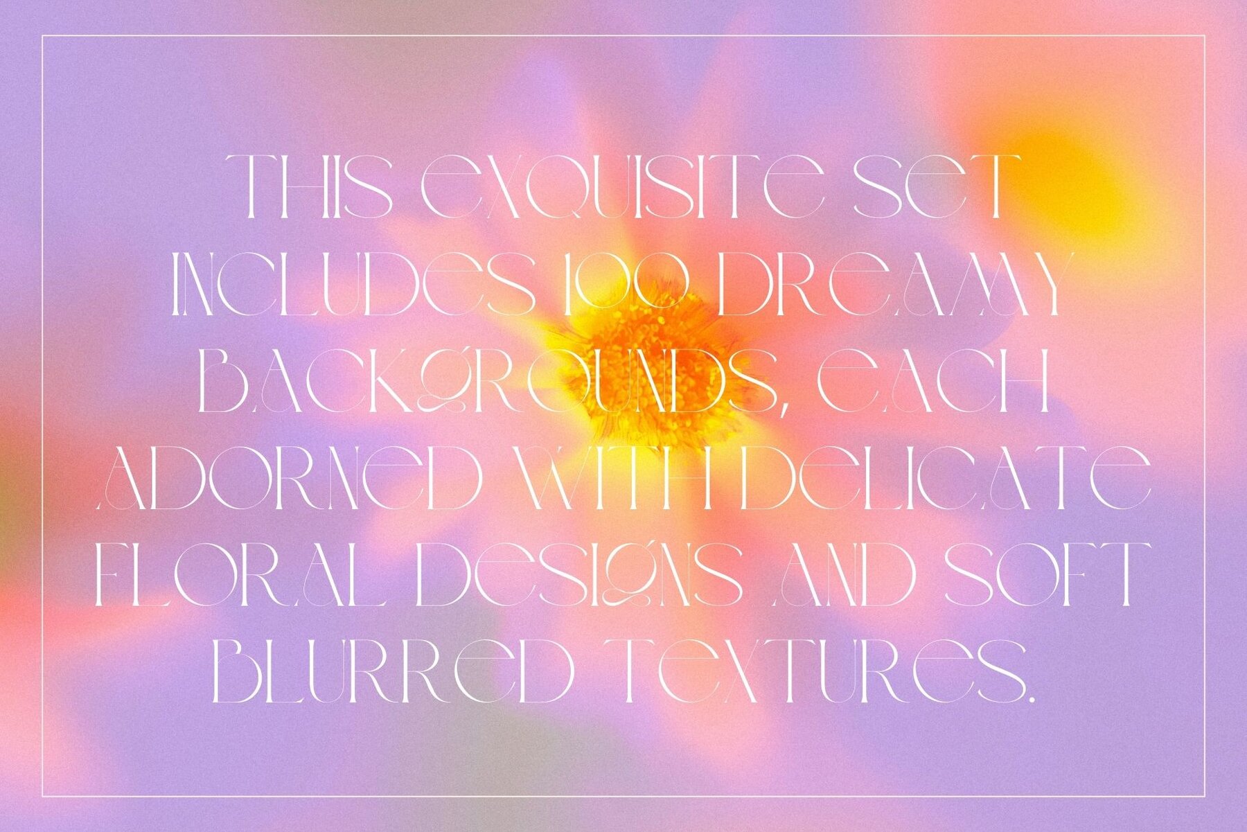 Whimsical Blurred Floral Background 5