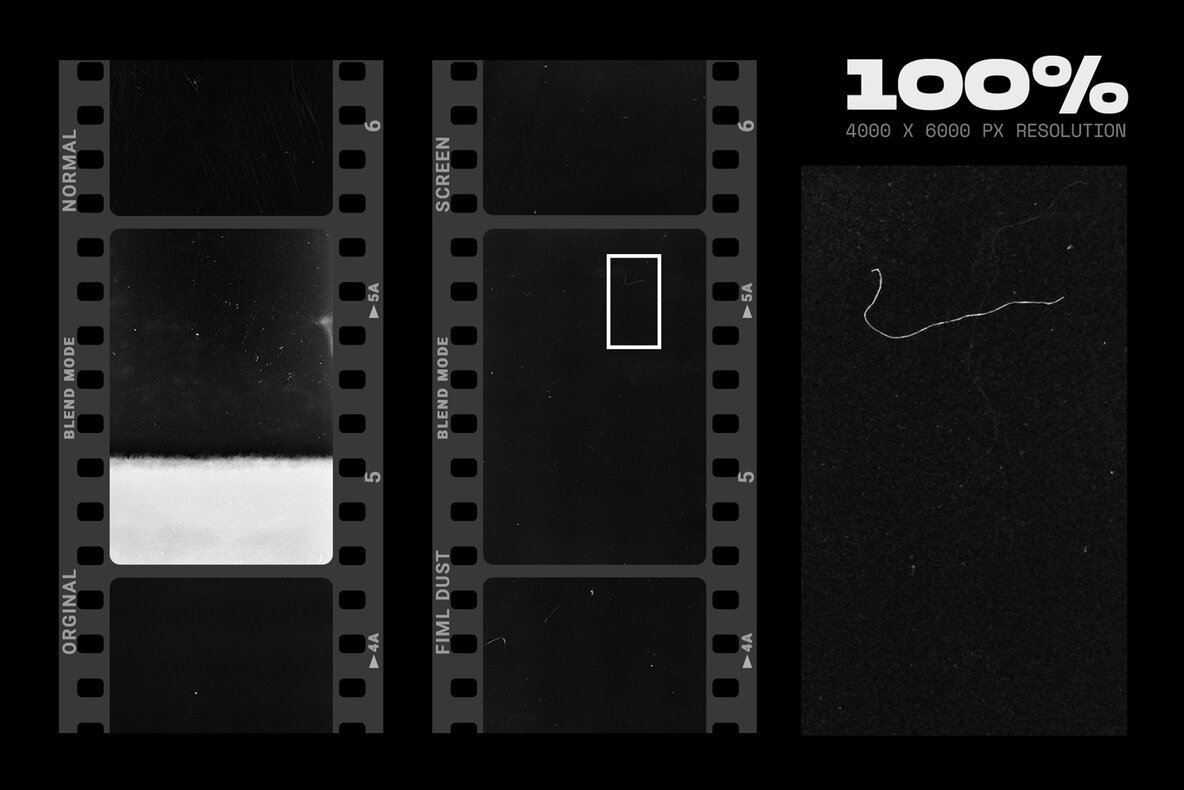 Film Dust Textures 5