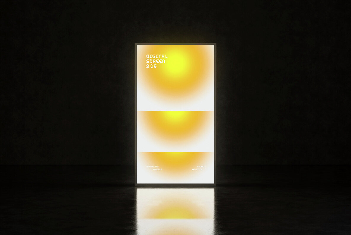 Digital Signage Screens Mockups 2