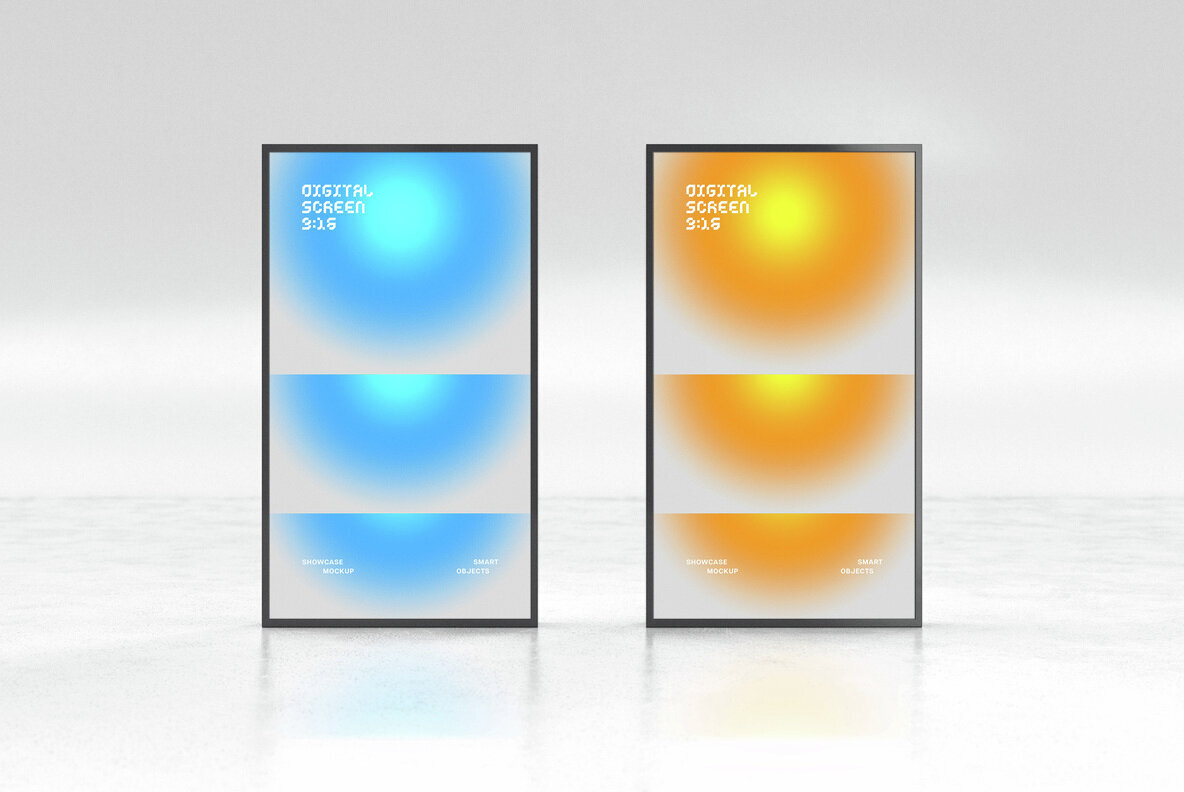 Digital Signage Screens Mockups 3